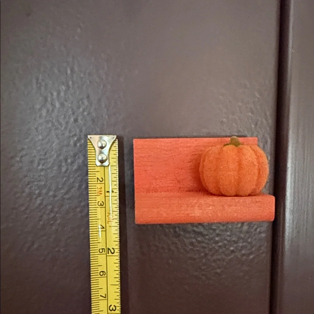 Orange Pumpkin Magnet Decor